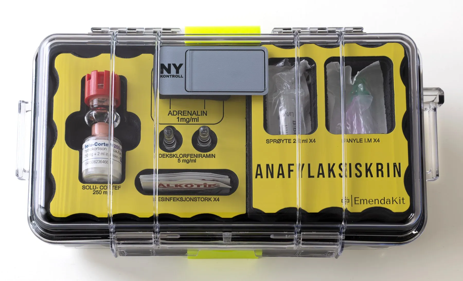 EmendaKit Dentist — Anafylaksiskrin for tannhelsetjenesten